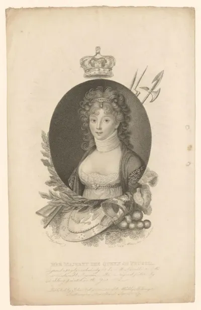 Portret van Louise van Mecklenburg-Strelitz