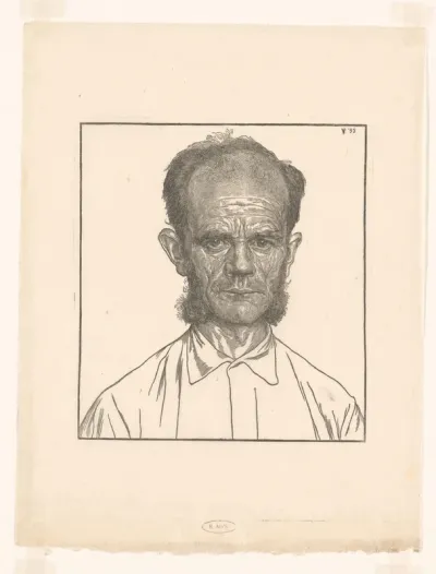 Portret van Louw de tuinman