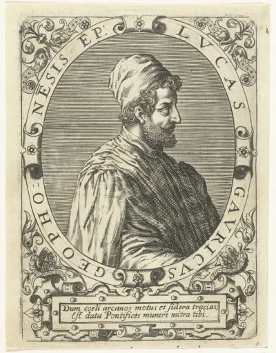 Portret van Luca Gaurico