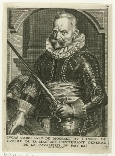 Portret van Lucas Cayro, baron van Moorsel