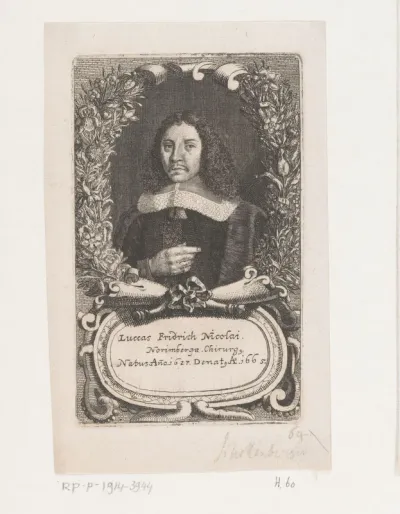 Portret van Lucas Friedrich Nicolai