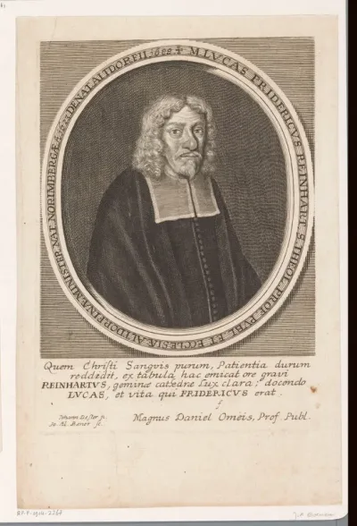 Portret van Lucas Friedrich Reinhard
