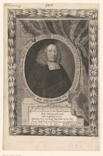 Portret van Lucas Heinrich Thering