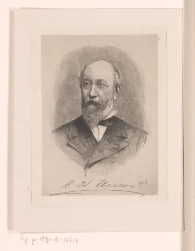 Portret van Lucas Hermanus Eberson