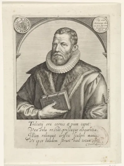 Portret van Lucas Trelcatius I