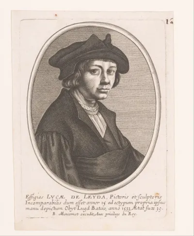Portret van Lucas van Leyden