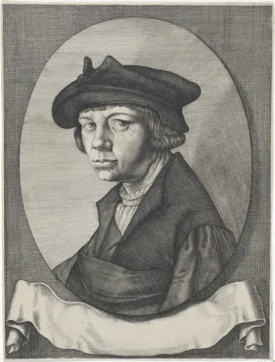 Portret van Lucas van Leyden
