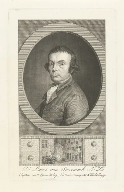 Portret van Lucas van Stevenick