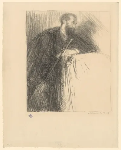 Portret van Lucien Pissarro