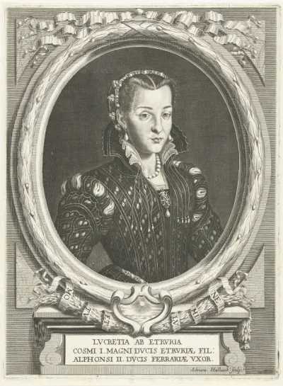 Portret van Lucretia de Medici