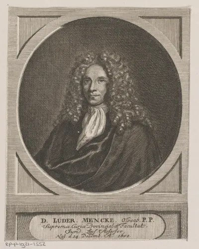 Portret van Lüder Mencke