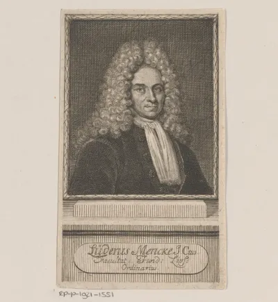 Portret van Lüder Mencke