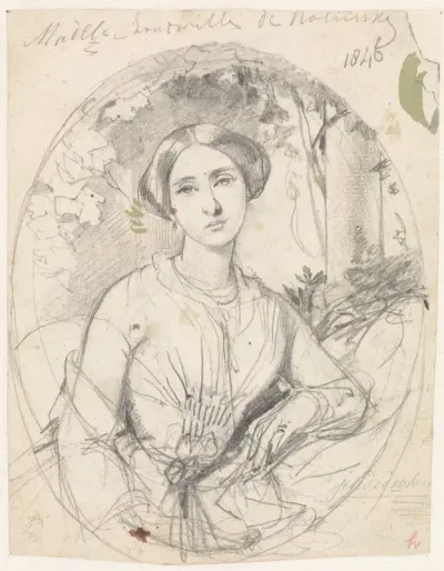 Portret van Ludmilla de Nolinsky