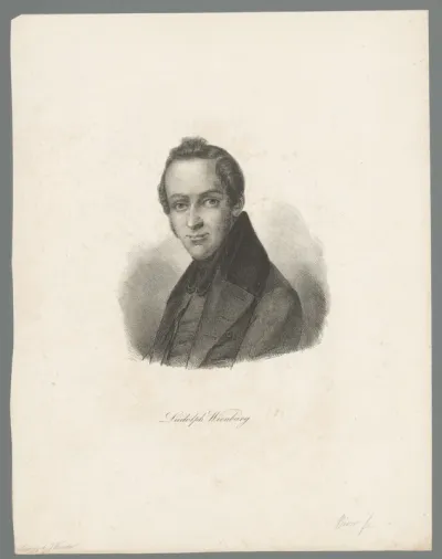 Portret van Ludolf Wienbarg