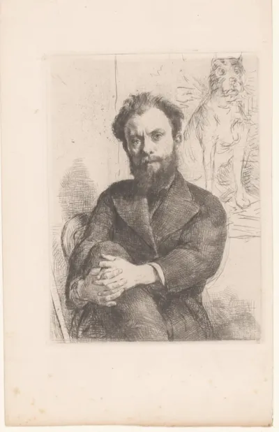 Portret van Ludovic Napoleon, Comte Lepic