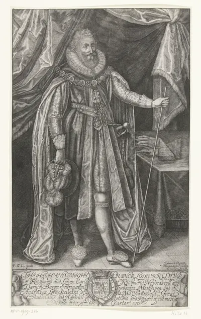 Portret van Ludovic Stewart (Stuart) hertog van Richmond en Lennox