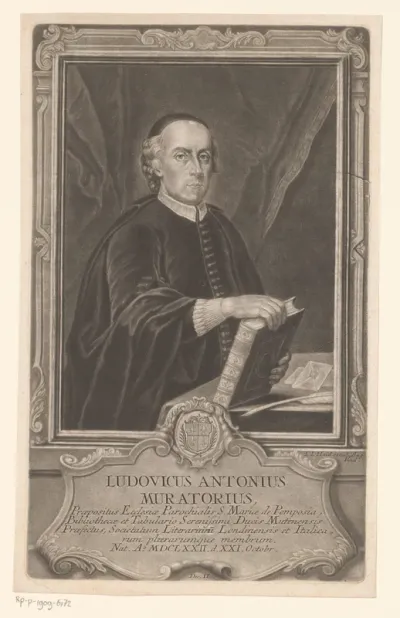 Portret van Ludovico Antonio Muratori