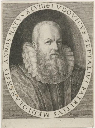 Portret van Ludovico Settala Septalius