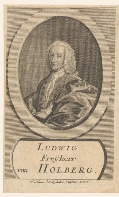 Portret van Ludvig Holberg