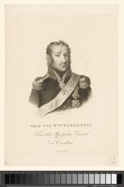 Portret van Ludwig Adolph Peter, Fürst von Sayn-Wittgenstein