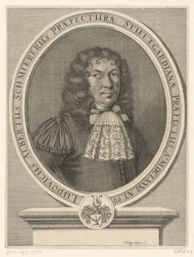 Portret van Ludwig Albert Schmierer