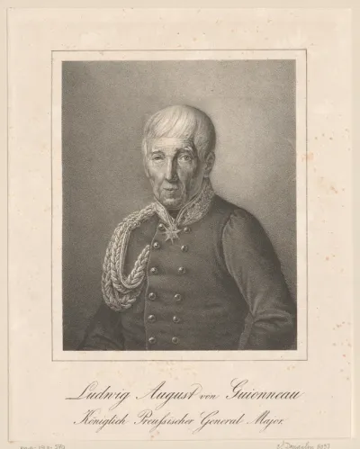 Portret van Ludwig August von Guionneau