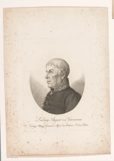 Portret van Ludwig August von Guionneau