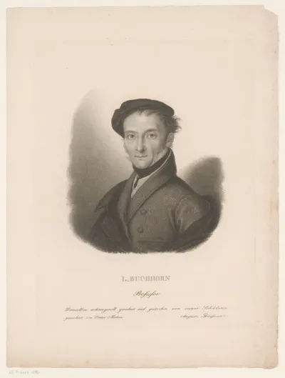Portret van Ludwig Buchhorn