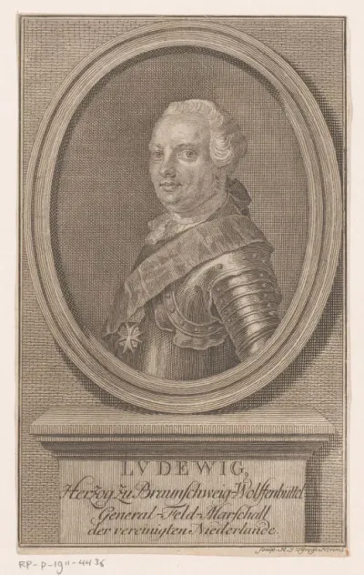 Portret van Ludwig Ernst von Braunschweig-Wolfenbüttel
