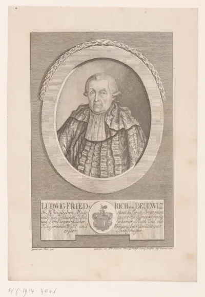 Portret van Ludwig Friedrich von Beulwitz