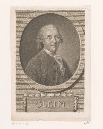 Portret van Ludwig Gleim