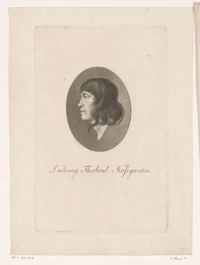 Portret van Ludwig Gotthard Kosegarten