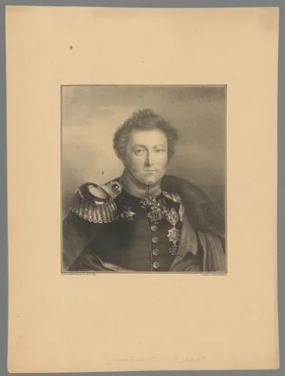 Portret van Ludwig Gustav von Thiele