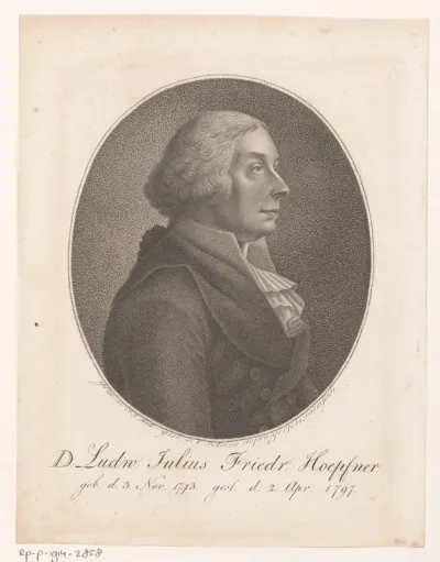 Portret van Ludwig Höpfner