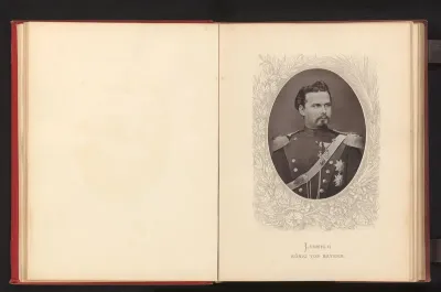 Portret van Ludwig II, koning van Beieren