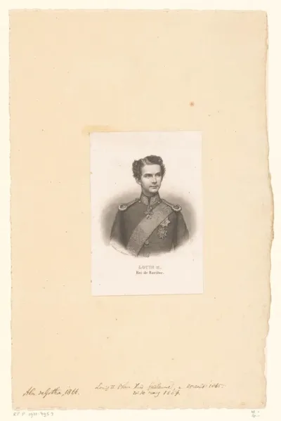 Portret van Ludwig II van Beieren