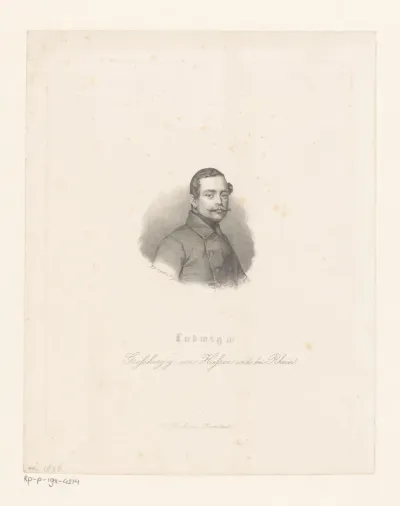 Portret van Ludwig III von Hessen-Darmstadt
