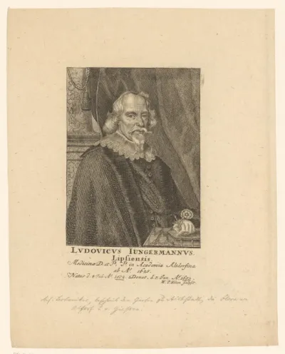 Portret van Ludwig Jungermann