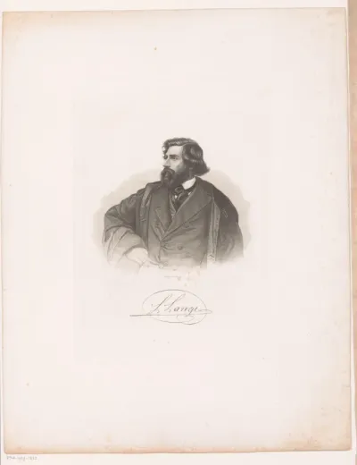 Portret van Ludwig Lange