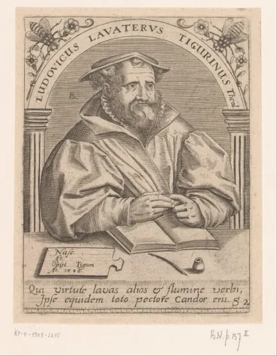 Portret van Ludwig Lavater