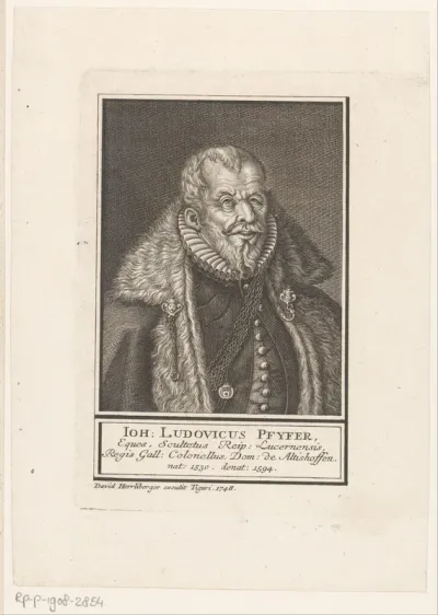 Portret van Ludwig Pfyffer von Altishofen