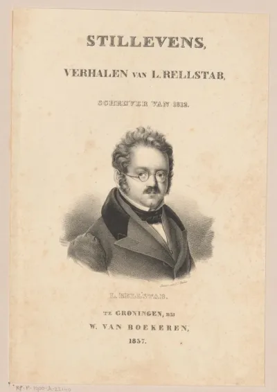Portret van Ludwig Rellstab