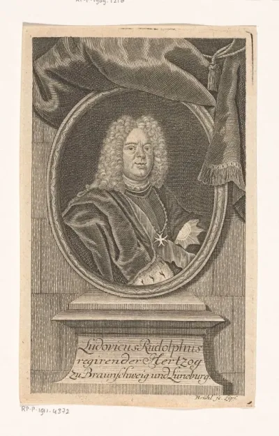 Portret van Ludwig Rudolf von Braunschweig-Wolfenbüttel