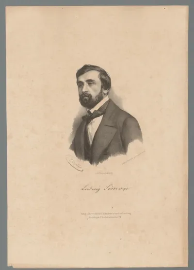 Portret van Ludwig Simon