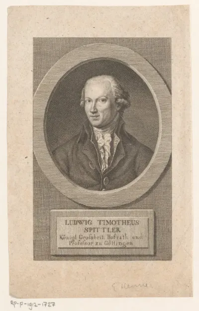 Portret van Ludwig Timotheus Freiherr von Spittler