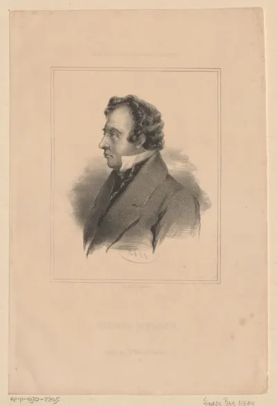 Portret van Ludwig Uhland
