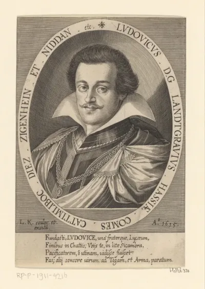 Portret van Ludwig V von Hessen-Darmstadt