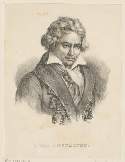 Portret van Ludwig van Beethoven