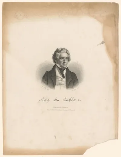 Portret van Ludwig van Beethoven