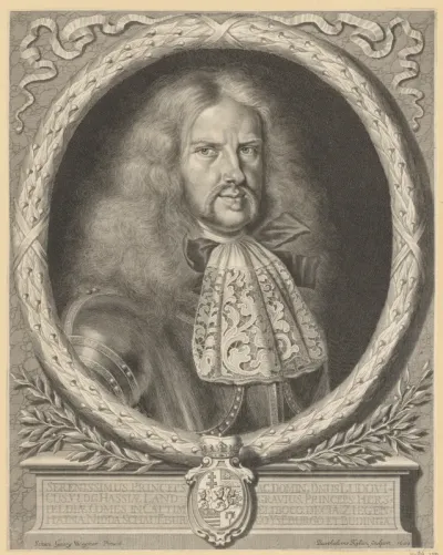Portret van Ludwig VI von Hessen-Darmstadt